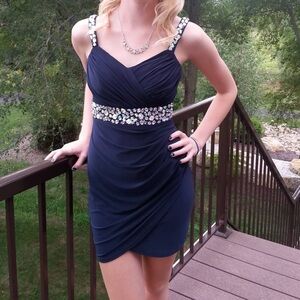 Navy Blue Dress